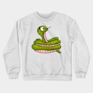 Exotic animals, snake,  cute animals,zoo animals,exotic jungle animal,jungle animal Crewneck Sweatshirt